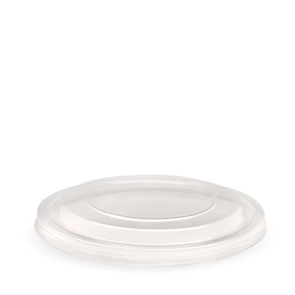 BioPak Plastic Kraft BioBowl Lid 500-1000ml 50 (Pack)