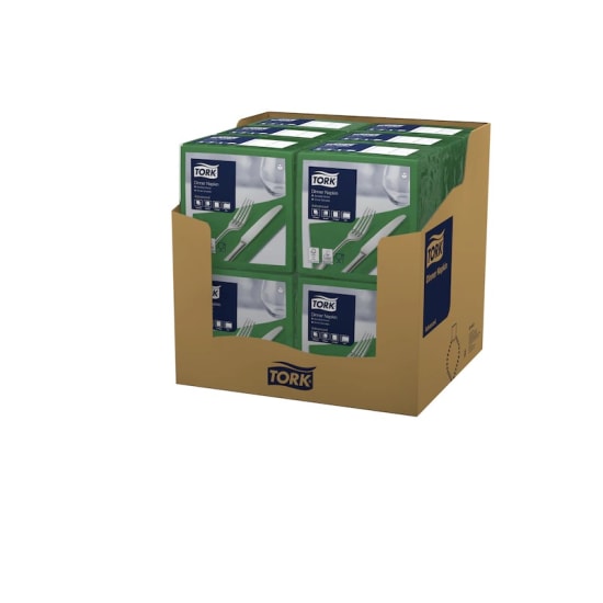 Tork Green Dinner Napkin-12-Case