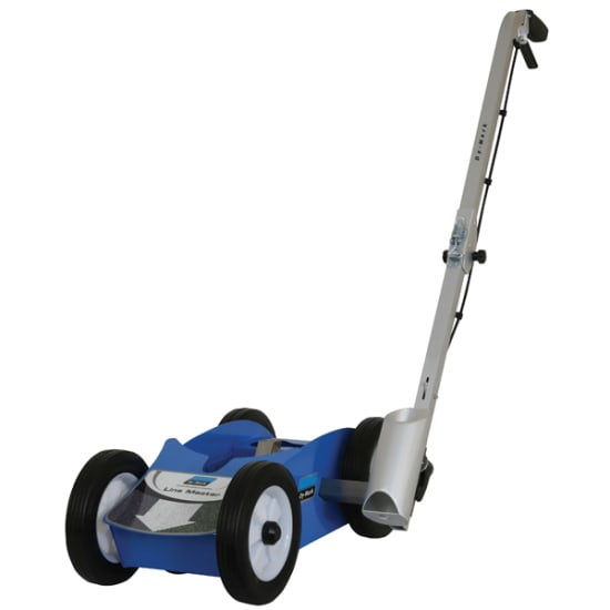 Dy-Mark LineMaster Line Marking Machine for precise, adjustable line marking in warehouses, sports grounds, and factories.