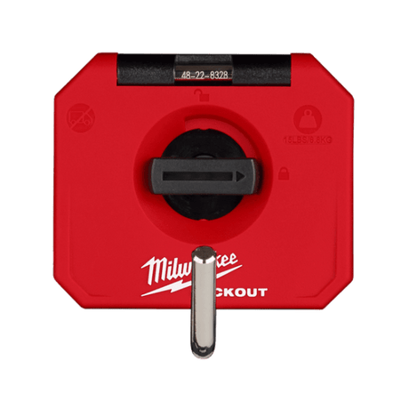 Milwaukee PACKOUT 4" Single Straight Hook securely holds tools, features metal reinforcement, and integrates with PACKOUT Wall Plates.