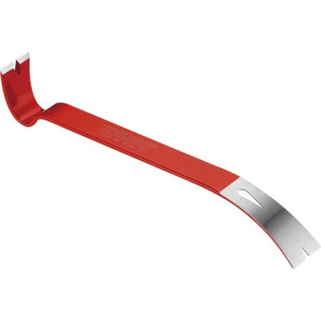 Teng Wrecking Bar 380mm: durable carbon steel tool for demolition, nail removal, and heavy-duty tasks with polished edges.