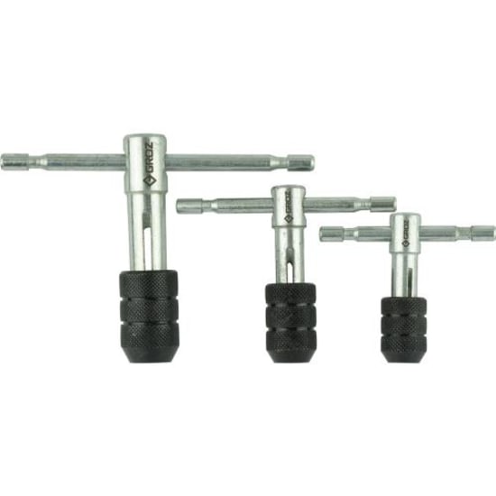 Groz Tap Wrench Set - T Handle Type (Set Of 3) (Set)