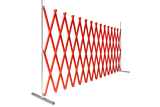 Xpando Expandable Safety Barrier 1.5M x 5M Red - Red