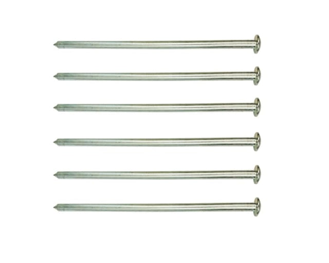 Durable 6 Piece Asphalt Anchoring Kit with 300mm spikes for secure wheelstops and speed humps in outdoor projects.