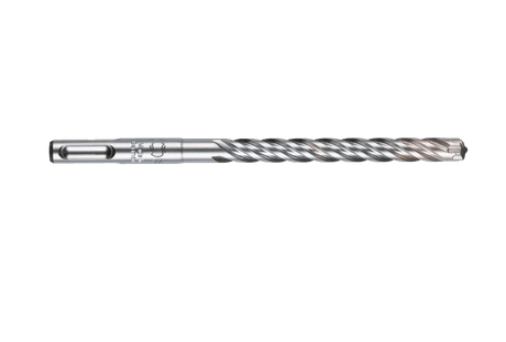 Milwaukee SDS Plus MX4 drill bit with 4-cutter geometry, engineered for precision drilling in concrete and masonry.