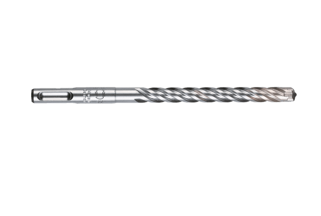 Milwaukee SDS Plus MX4 drill bit with 4-cutter geometry, engineered for precision drilling in concrete and masonry.