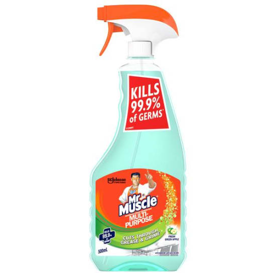 Mr Muscle All Purpose Disinfectant Apple 500ml-Each