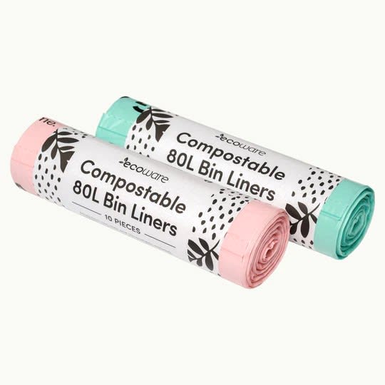 Ecoware Compostable Bin Liner 80L - 780mm x 1160mm 10 bags (Roll)