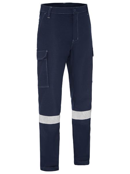 Bisley, Apex 240 FR Ripstop Cargo Pant - 11cal Stout Fit - Navy - 122