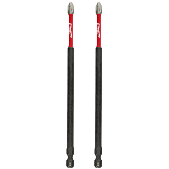 Milwaukee Shockwave Power Bit Phillips #2 150mm/6" Pack of 2