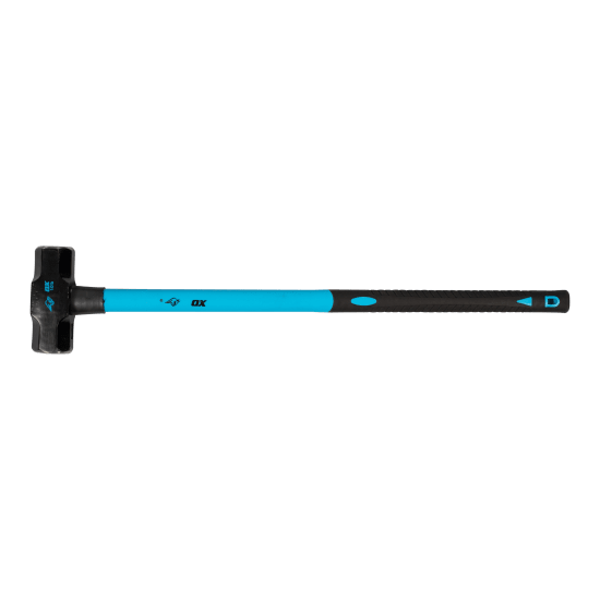 Heavy-duty OX Trade Sledge Hammer with fibreglass handle, 4.5kgs, designed for effective demolition and construction tasks.