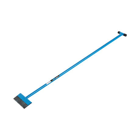 All-steel 204mm floor scraper with spring steel blade and ergonomic T-Grip handle, designed for durable and efficient scraping.