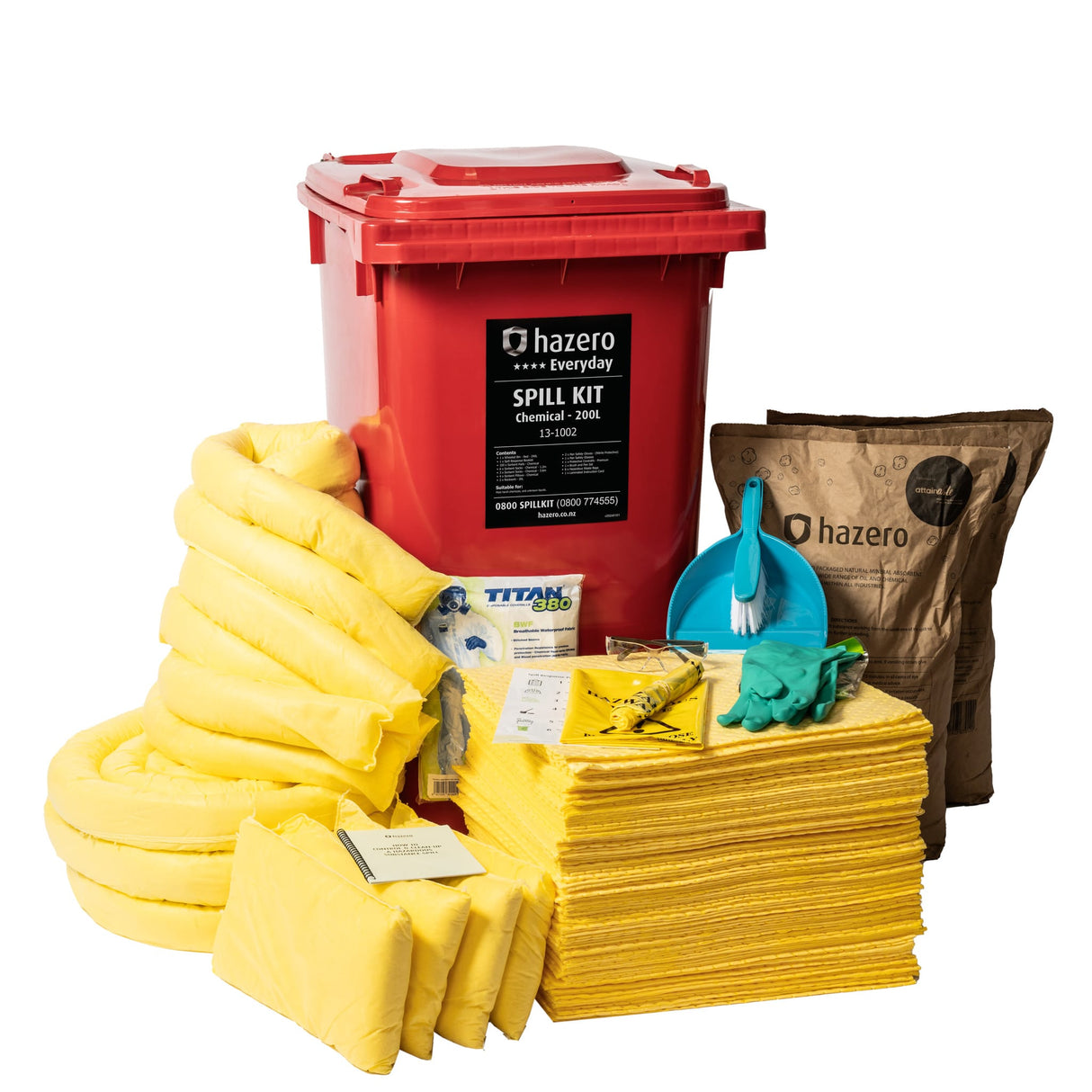 Hazero Everyday Spill Kit , Chemical , 200L