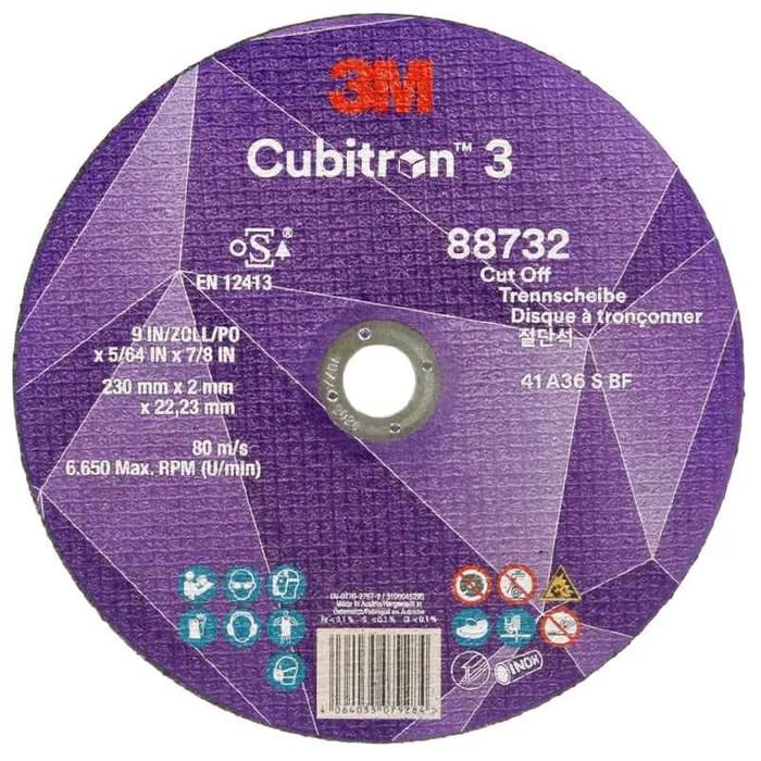 3M Cubitron 3 Cut-Off Wheel 230x2x22.23mm