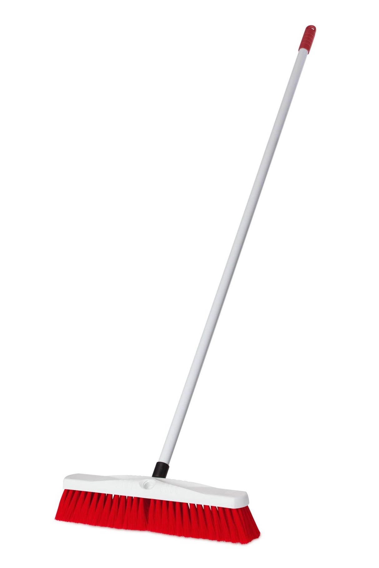 Platform Broom Complete 450mm Red - Browns
