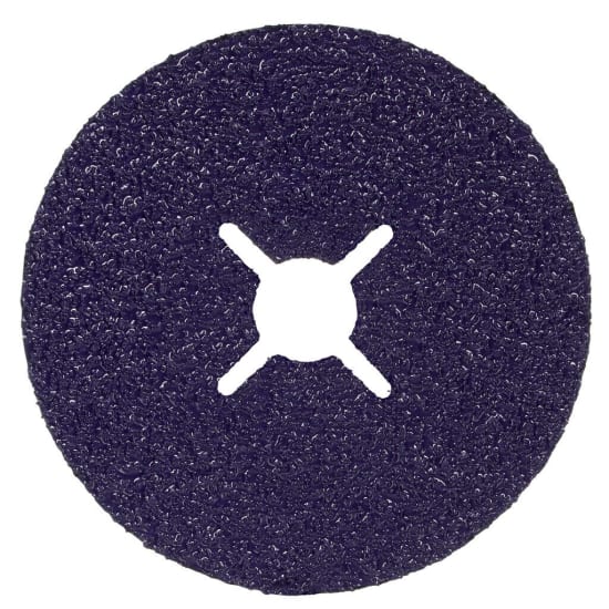 3M Cubitron 3 Fibre Disc for mild steel, featuring Precision Shaped Grain for faster cutting and durable tear resistance.