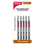 Diablo High Carbon Steel Jig Saw Blade Fast Wood 100mm Pack of 5