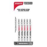Diablo High Speed Steel Jig Saw Blade Medium Metal 92mm Pack of 5