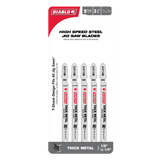 Diablo High Speed Steel Jig Saw Blade Thick Metal 92mm Pack of 5