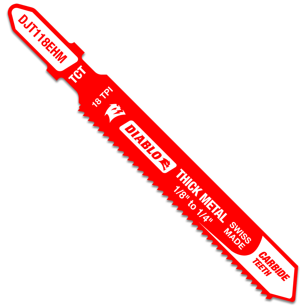 Diablo Tungsten Carbide Jig Saw Blade Thick Metal 83mm
