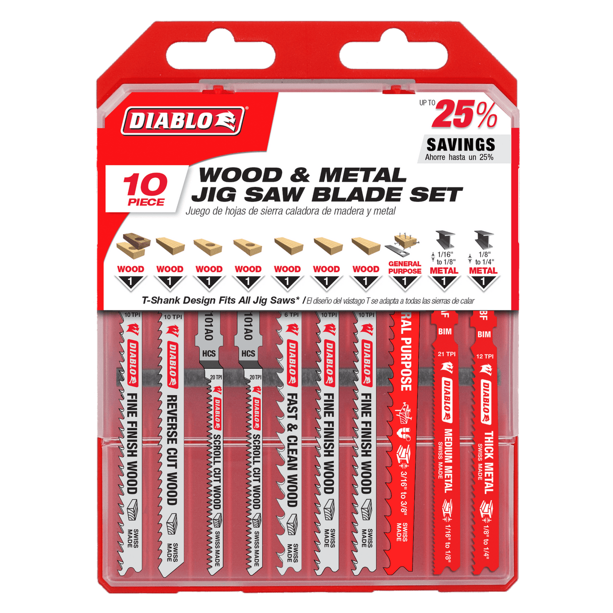 Diablo 10-Piece Wood & Metal Set