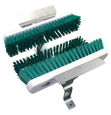 Browns Boot Cleaning Brush in vibrant green, featuring replaceable blades for effective cleaning of all boot types.