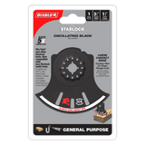 Diablo Starlock bi-metal oscillating blade, 89 x 35mm, for durable general-purpose cuts in wood, metal, and plastics.