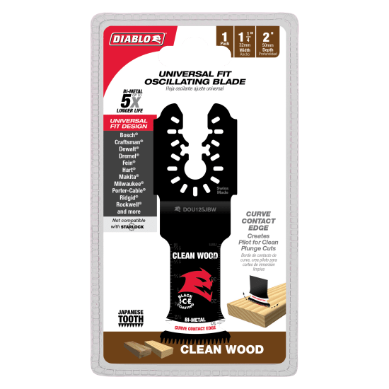 Diablo Universal Bi-Metal Multi-Tool Blade Wood-50 x 32mm (Each)