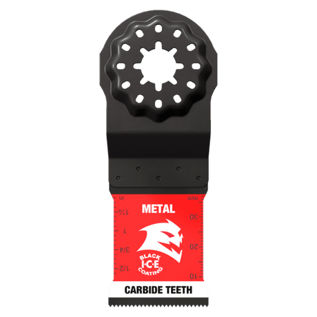 Diablo Starlock carbide blade for metal, 40mm x 32mm, features long-lasting teeth and optimized geometry for fast, clean cuts.