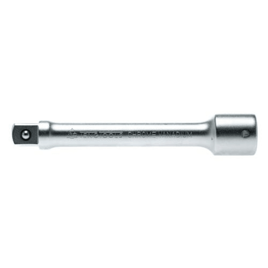 Teng 3/4" drive extension bar, 200mm long, chrome vanadium steel, satin finish for durability and corrosion resistance.