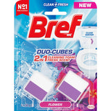 Bref Toilet Cubes 2 In 1 Cleaning Foam Flower 2pack
