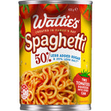 Watties Spaghetti 50% Less Added Sugar Can 420g
