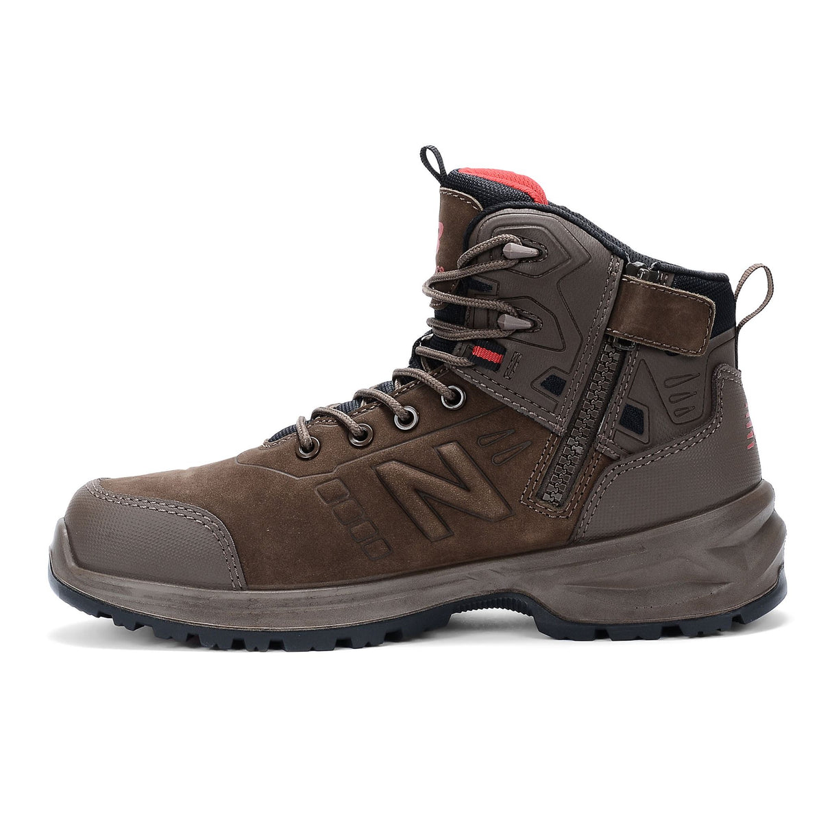New Balance Calibre 2E Safety Shoe - Chocolate (Size: 14)