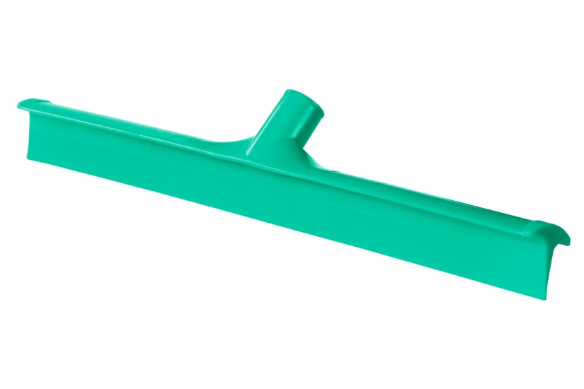 Browns 60cm green floor squeegee mono blade head, HACCP-certified, ideal for efficient cleaning in kitchens and commercial spaces.