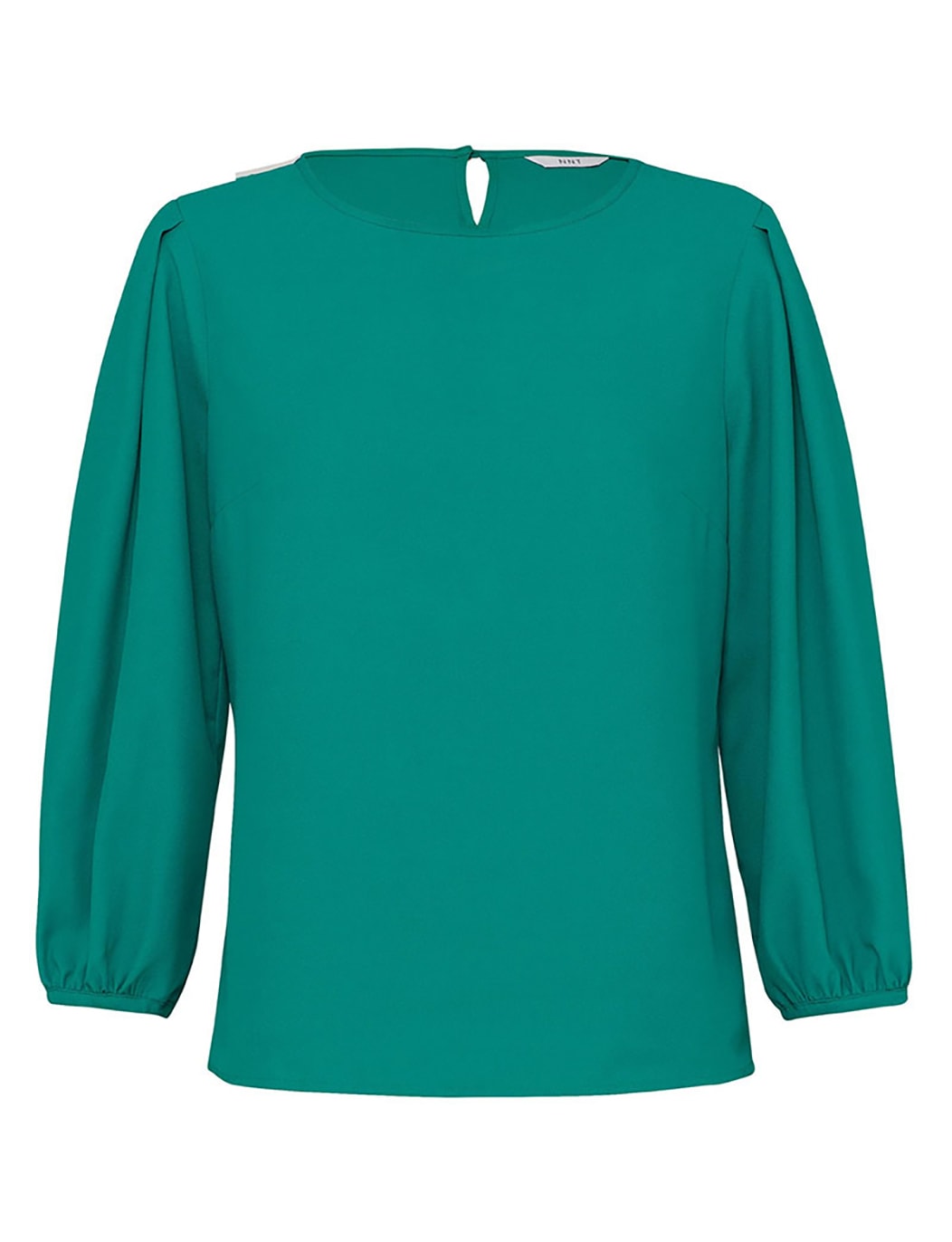 NNT, French Georgette 3/4 Sleeve Top, CATUPM - Emerald Green (Size: 14)