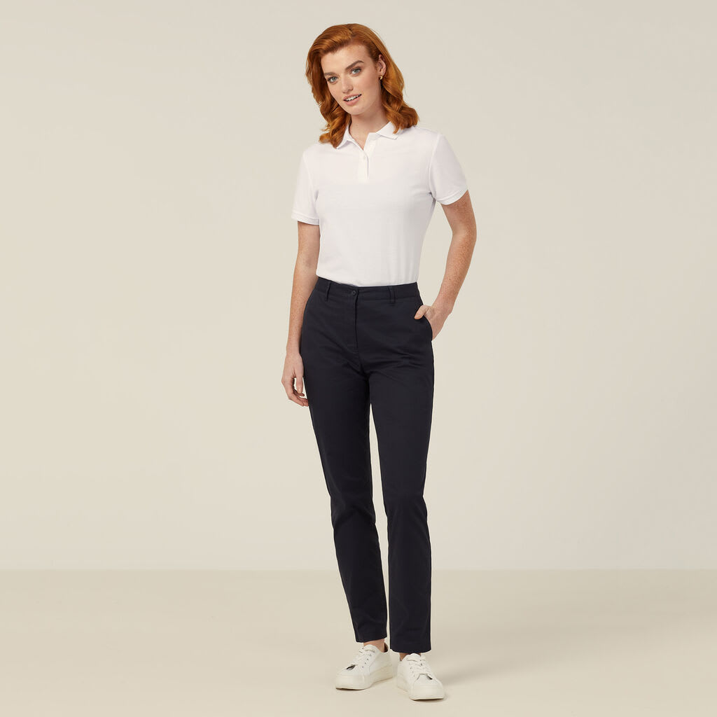NNT, Stretch Cotton Chino Pant, CAT3XJ - Navy (Size: 08)