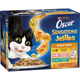 Purina Oscar Wet Cat Food Sensations Jellies Mixed Menu