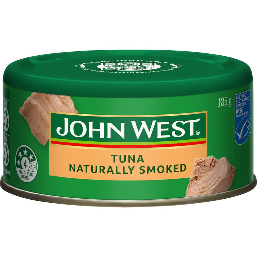 John West Tempters Tuna Naturally Smoked Tear tab can 185g