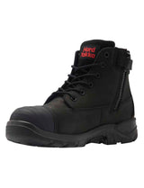 Hard Yakka, Toughmaxx 6Z, Zip Side Safety Boot - Black - 12