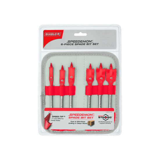 Diablo SPEEDemon Spade Bit Set-Set of 6 (Each)