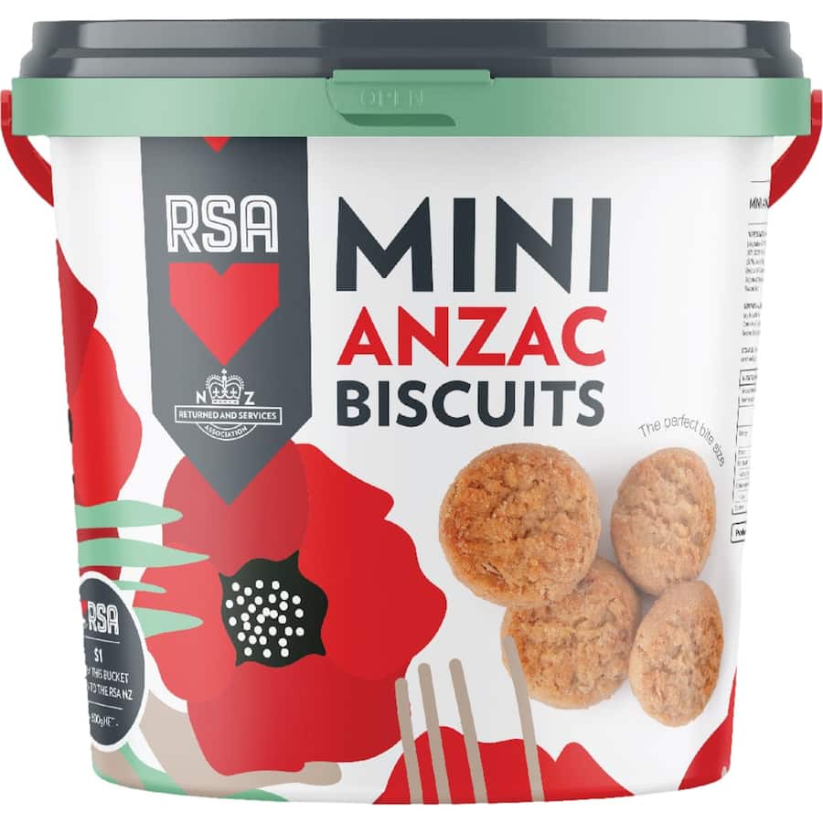 Rsa Mini Anzac Biscuits  600g
