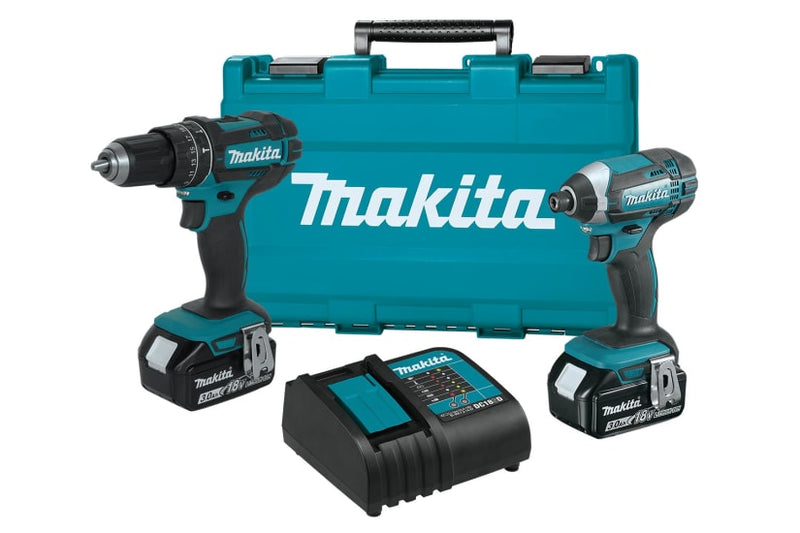 Makita 18V LXT Drill/Driver 3.0Ah DLX2131SX4-2 Piece-Combo Kit