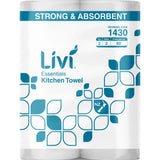 Livi Essentials Kitchen Towel Twin Pack (Pack)