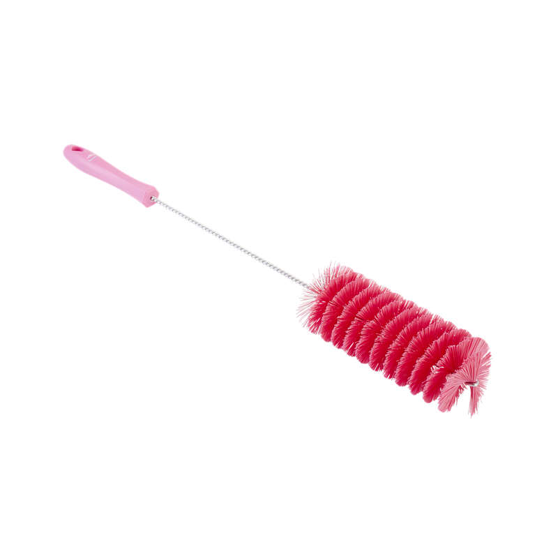Vikan Stiff Bristle Tube Brush Pink (Each)
