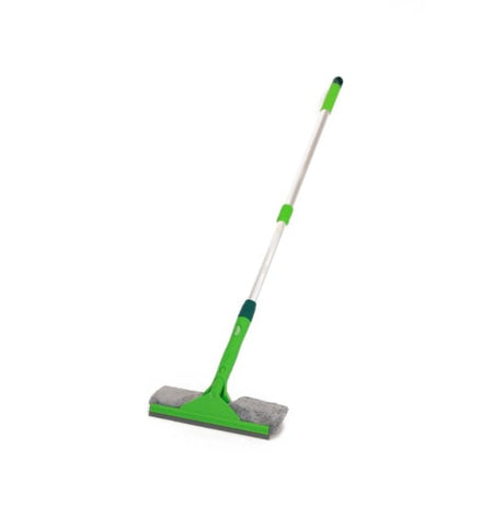Browns Window Washer with Squeegee features an extendable handle, squeegee, and glove for easy, streak-free window cleaning.