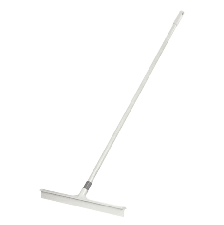 Browns Floor Squeegee with 60cm mono blade and 1.32m fiberglass handle, perfect for efficient floor cleaning and hygiene.