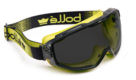 Bolle Universal Goggles with foam cushioning, anti-fog coating, and ergonomic design for optimal eye protection and comfort.