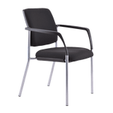 Buro Lindis Guest Chair With Arms Black (Each)