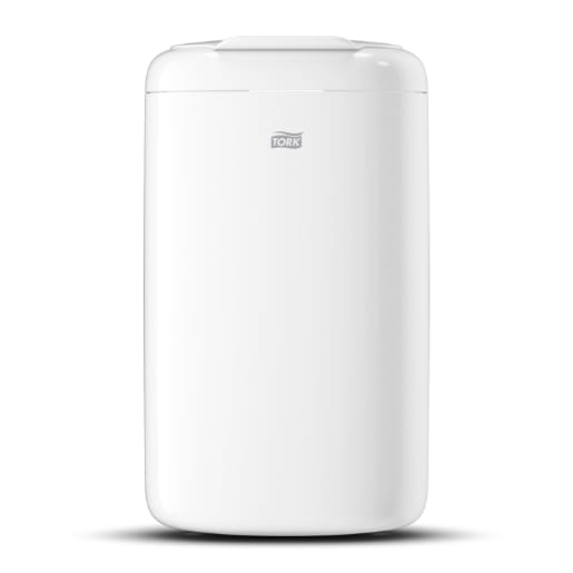 Tork B3 Rubbish Bin White Plastic 5 Litre 190x160x338mm (Each)