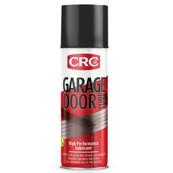 CRC Garage Door Lube 400ML, a synthetic lubricant for smooth, maintenance-free, and noise-free garage door operation.